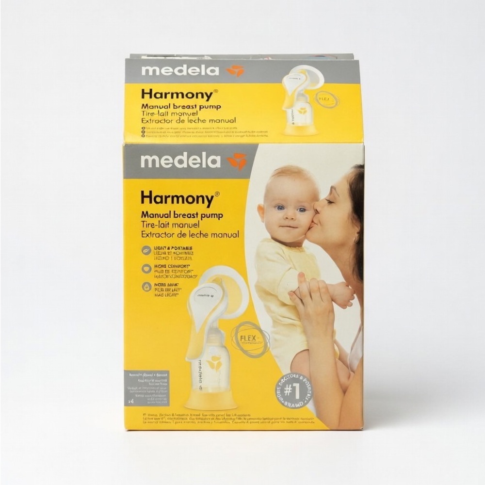 Medela Harmony Breast Pump with Yellow Accents